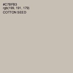 #C7BFB3 - Cotton Seed Color Image
